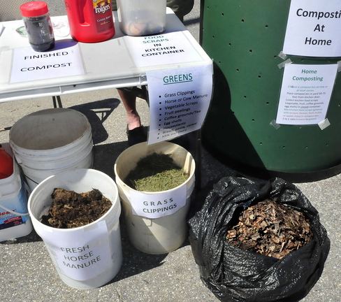 ONCE IS NOT ENOUGH: Common household and farm products like grass clippings, livestock manure, bark, leaves and kitchen vegetables when combined can produce a nutrient rich compost.