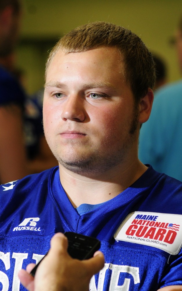 ‘Nobody’s screwing around’: Oak Hill High graduate Bayley Beaulieu says the Lobster Bowl game is for a good cause.