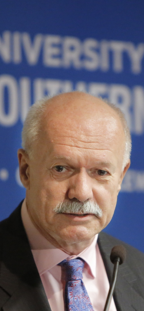 New interim President David Flanagan, 67, says he expects “hardships and sacrifices” as USM works to redefine itself.