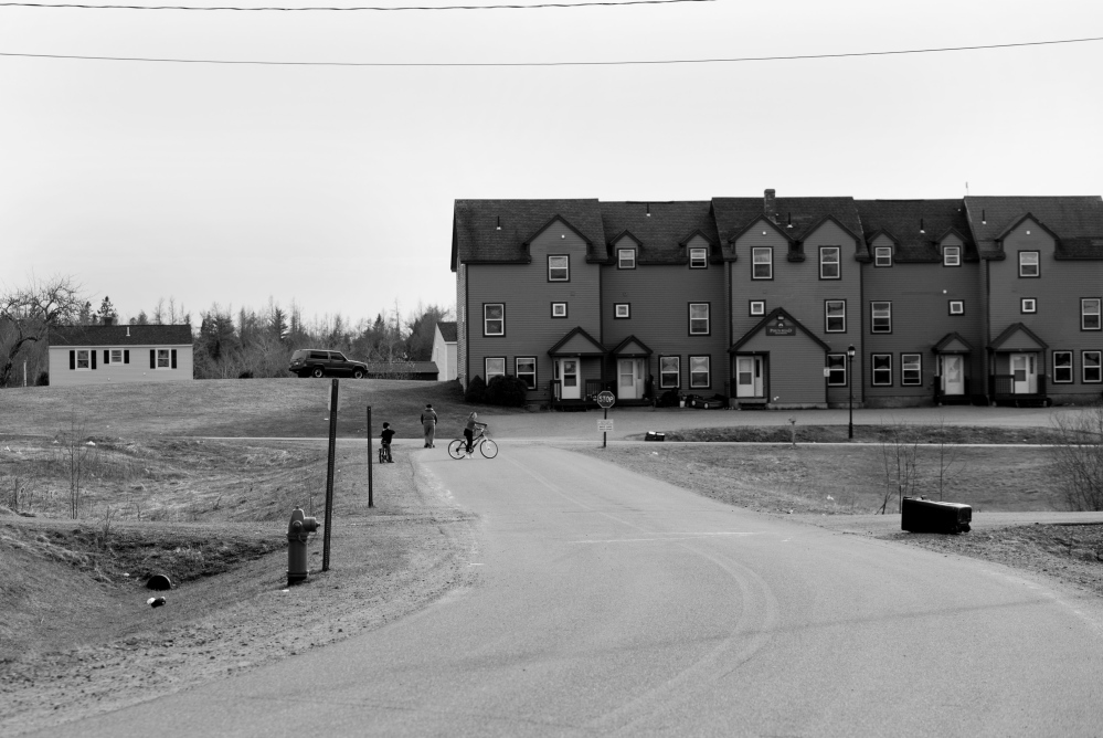 Federally subsidized housing like the ones seen in this photograph from last spring now account for a large amount of the homes on Pleasant Point Indian Reservation in Down East Maine