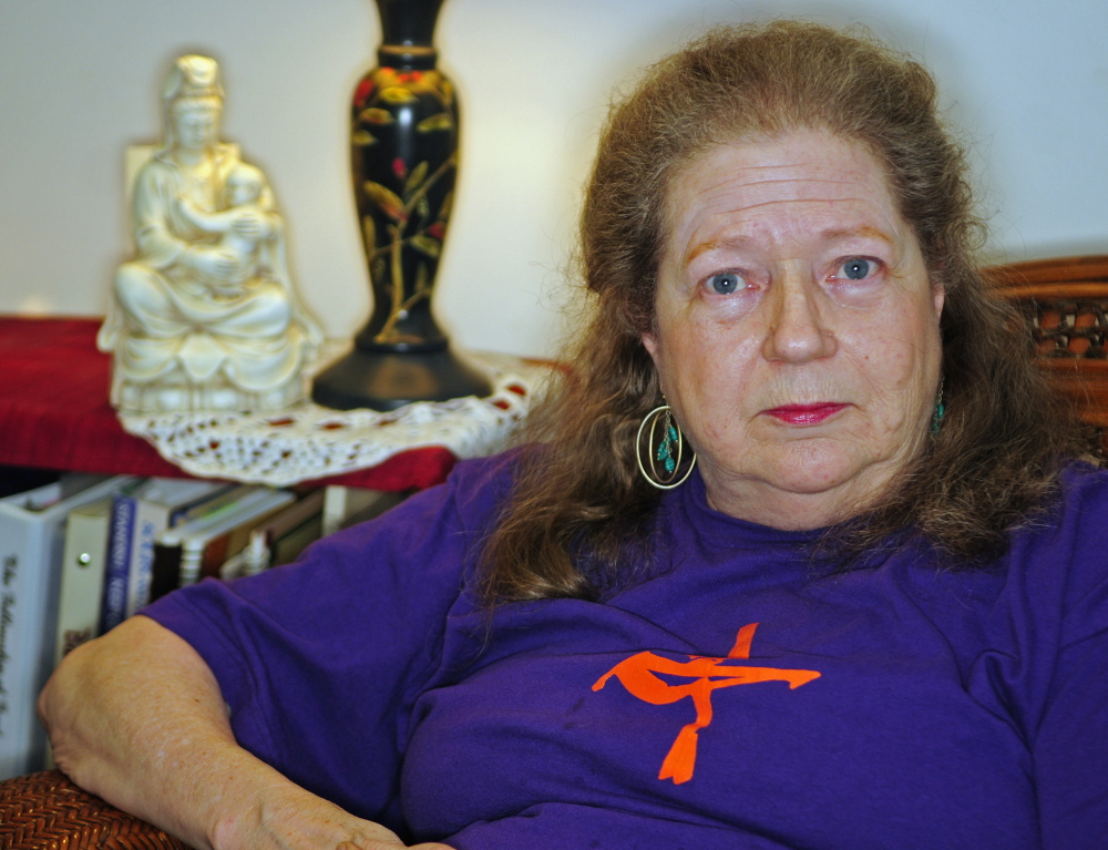 Nancee Campbell, of Augusta, got a ride to a doctor’s appointment in Gardiner on  Friday that was arranged by Penquis, the agency that replaced CTS in providing rides for MaineCare patients..