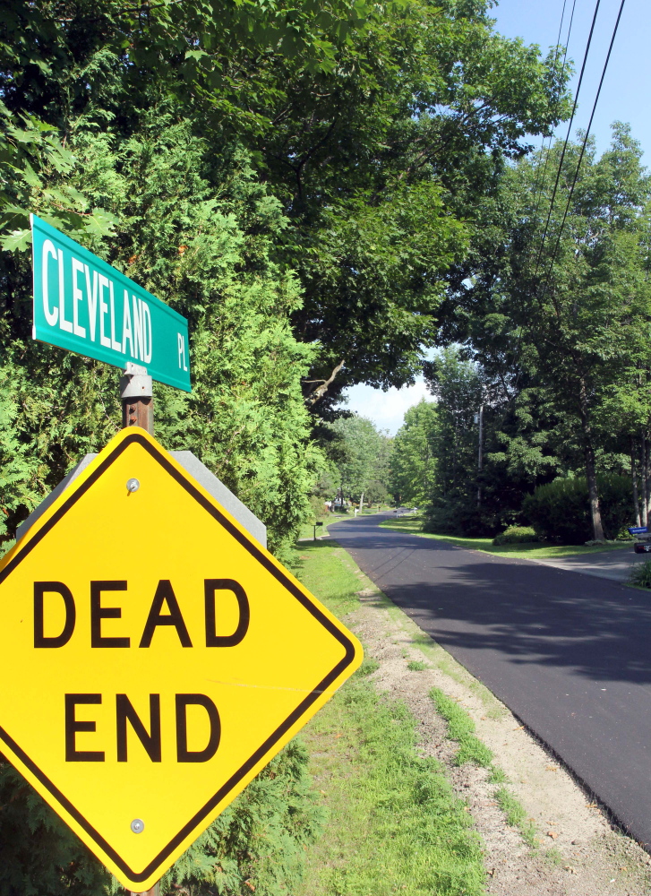 Cleveland Place, located off Washington Street in Waterville, was recently repaved.