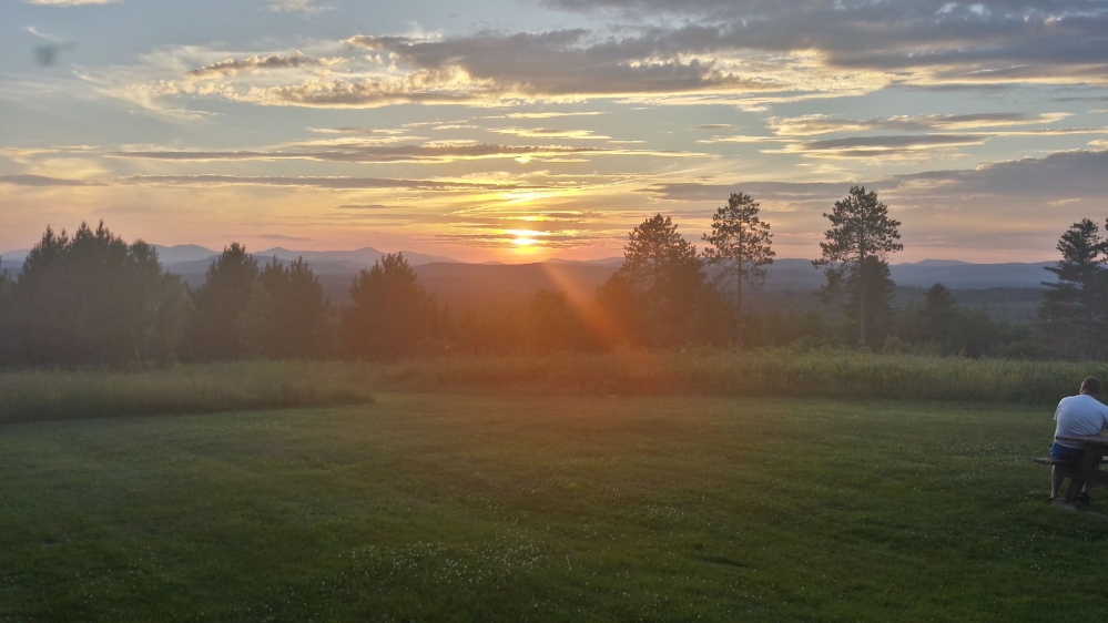 Photo by Becca McCarty A recent sunset from Robbins Hill Scenic Overlook in Solon.