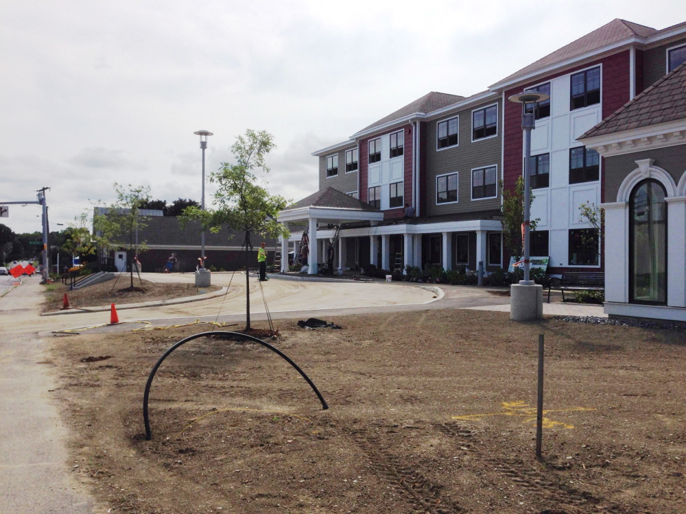 The St. Francis Apartments on Elm Street in Waterville, seen here last week, are subsidized by a federal Housing and Urban Development grant. A developer is seeking a city tax break to add another 18 apartments. Some city landlords say the amount of subsidized apartments is hurting the private rental market.