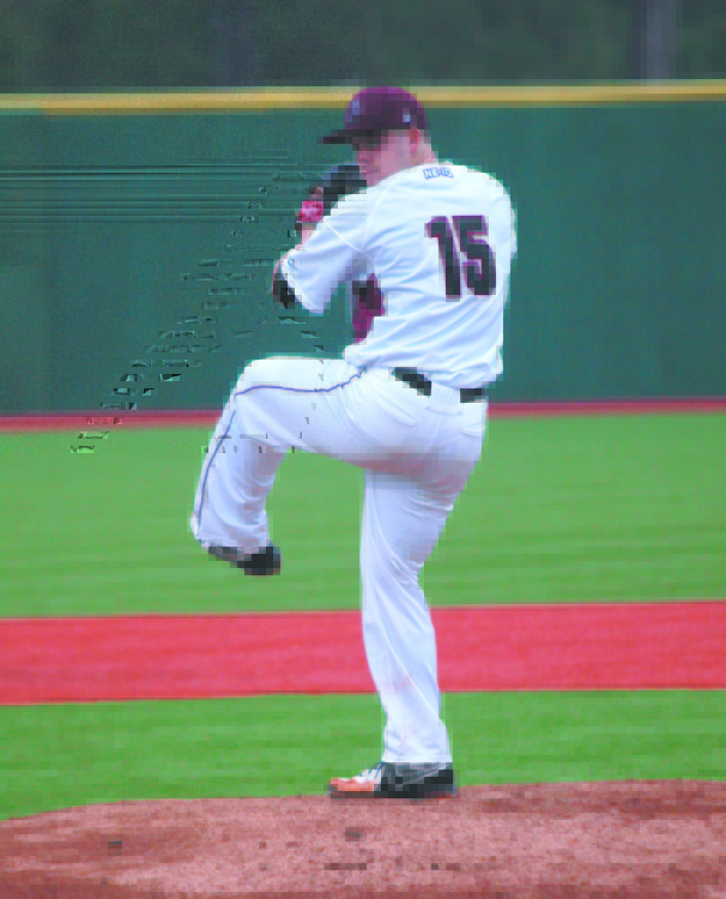 Hall-Dale graduate Ryan Leach, who formerly pitches at Frankin Pierce College in New Hampshire, has pitched this summer for the Quebec Capitales of the Canadian American Association of Professional Baseball.