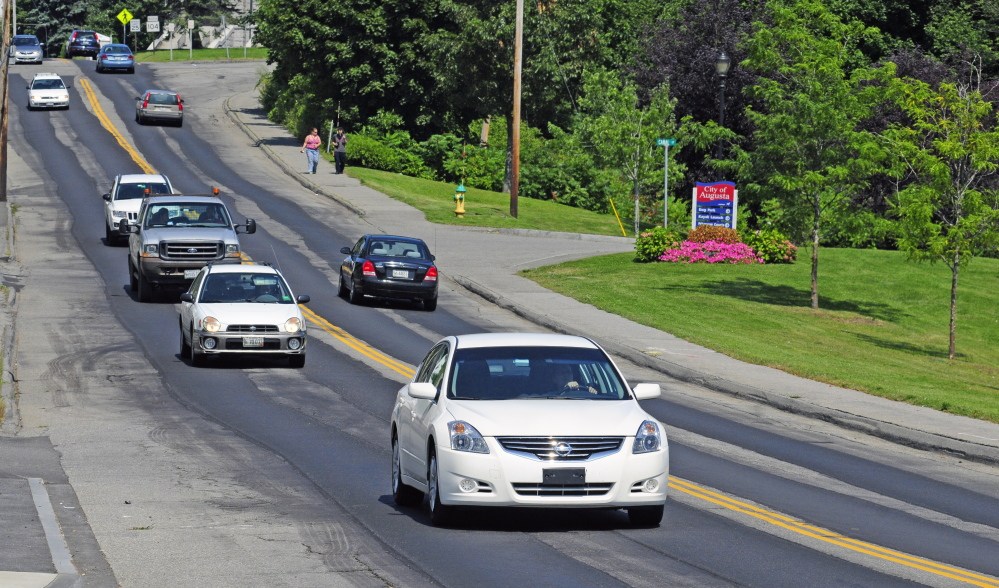 Northern Avenue in Augusta shows the effect of recent paving using the WT1000.