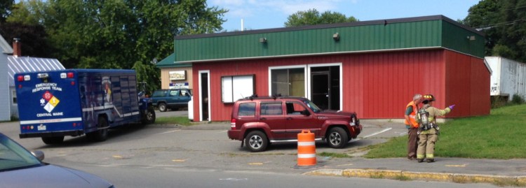 Hazardous materials emergency response team truck was called to Water Street in Waterville Friday morning after a report of a suspicious odor prompted calls to the fire department from worried neighbors.