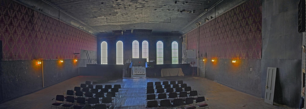 The third floor theater space at Gardiner’s Johnson Hall will be used Saturday for performances for the first time since the 1980s.