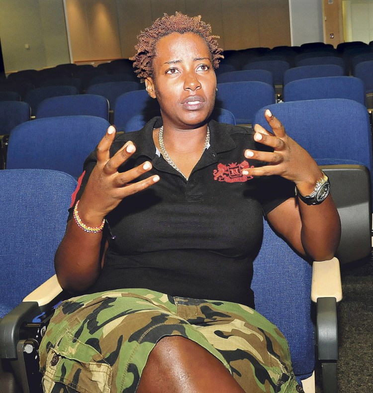 Clare Byarugba, an activist from Uganda, is scheduled to participate in an Oct. 8-10 human rights conference at Colby College in Waterville.