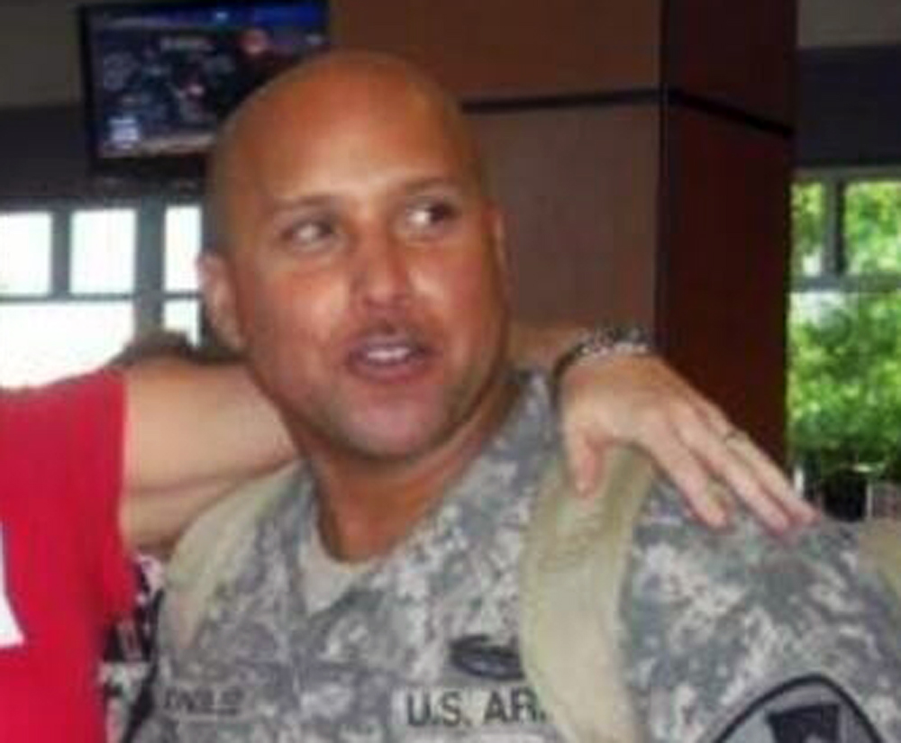 This Sept. 21, 2009 photo provided by Jerry Murphy shows Omar Gonzalez, who was married to Murphy’s mother, Samantha, until they divorced in 2012.
