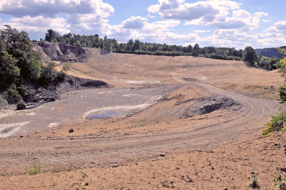 This former gravel pit is the Greater Augusta Utilities District’s new east side well complex off Riverside Drive in Augusta.