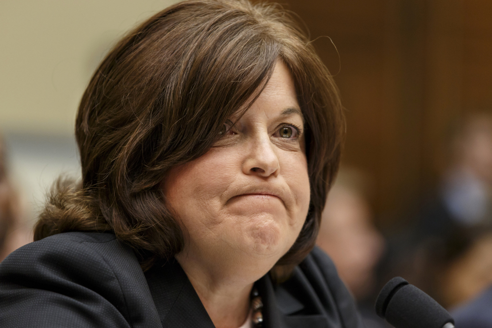 Secret Service Director Julia Pierson is questioned by Rep. Trey Gowdy, R-S.C., on Capitol Hill in Washington on Tuesday. A top Republican lawmaker has called for her firing.
