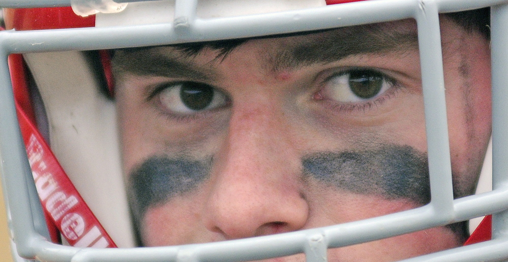 Cony High School quarterback Mitchell Caron took over for 2013 James J. Fitzpatrick and Maine Gatorade Player of the Year Ben Lucas this season.