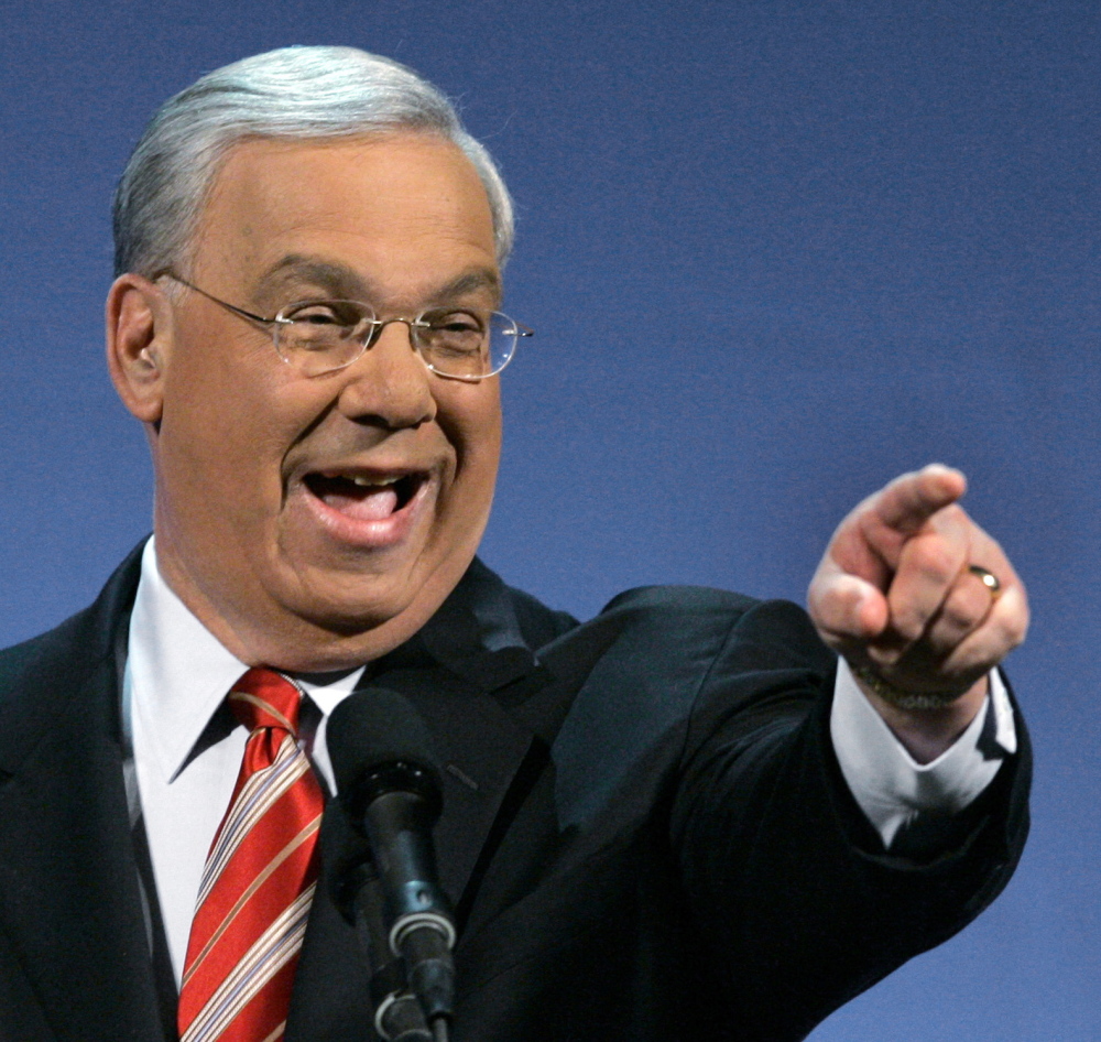 Boston Mayor Thomas Menino delivers his State of the City address in Boston in 2007. Menino died Thursday in Boston at age 71.