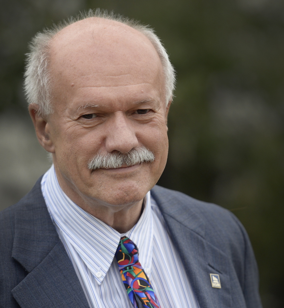 Interim President David Flanagan says modernization and long-term financial stability are some of his goals for USM. Shawn Patrick Ouellette/Staff Photographer