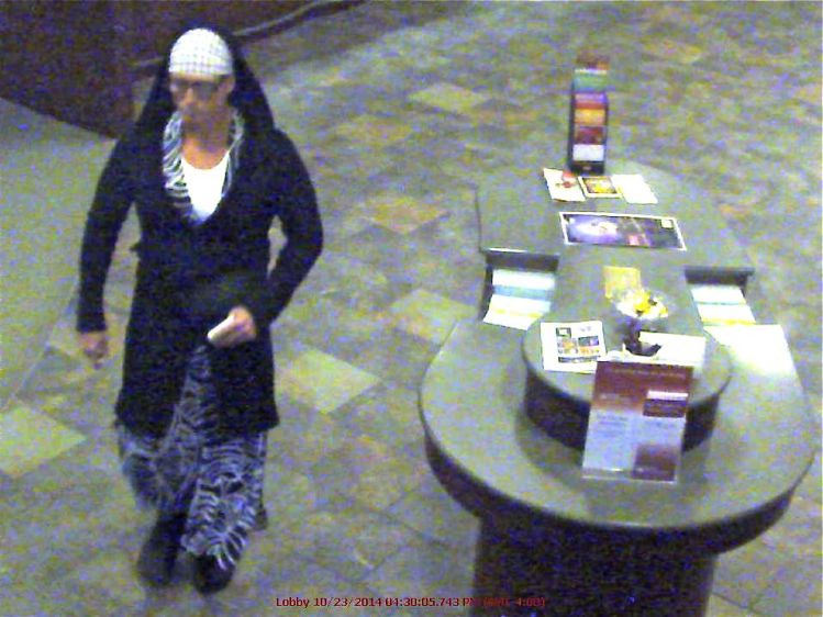 The Rochester Police Department posted this surveillance photo of the suspect on its Facebook page.