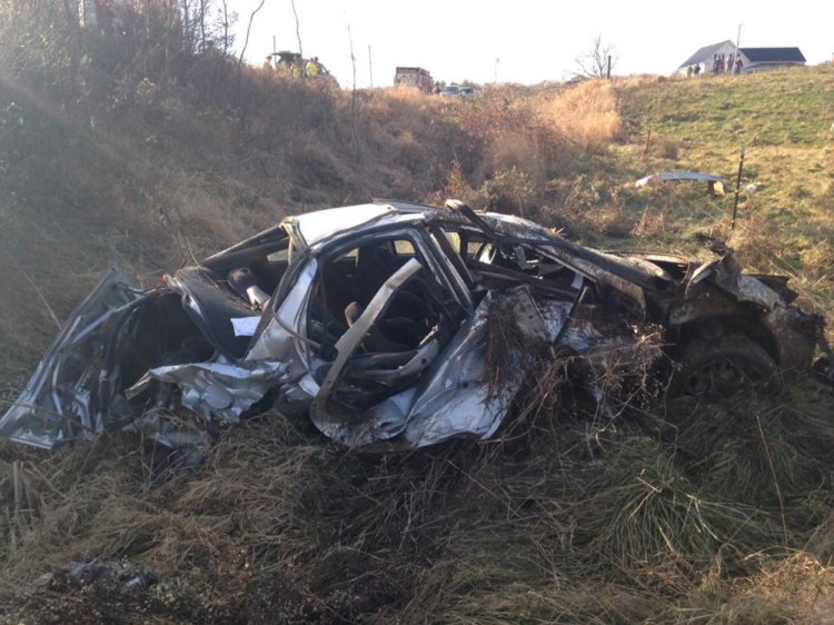 Three men were injured Sunday in a car accident on Beedle Road in Richmond.