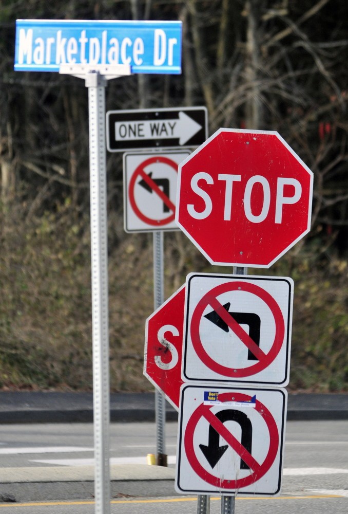 Drivers will be allowed to make a left turn from Marketplace Drive onto Townsend Road for a period of time this summer while work is done on Mount Vernon Avenue.