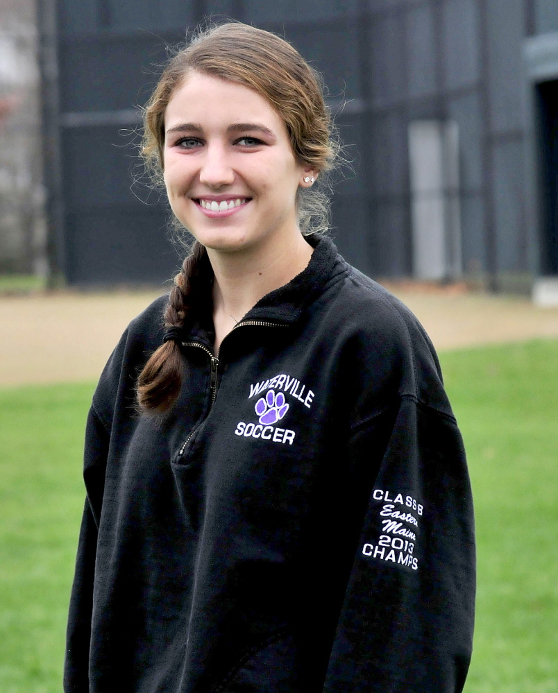 Lydia Roy is the Morning Sentinel Girls Soccer Player of the Year.