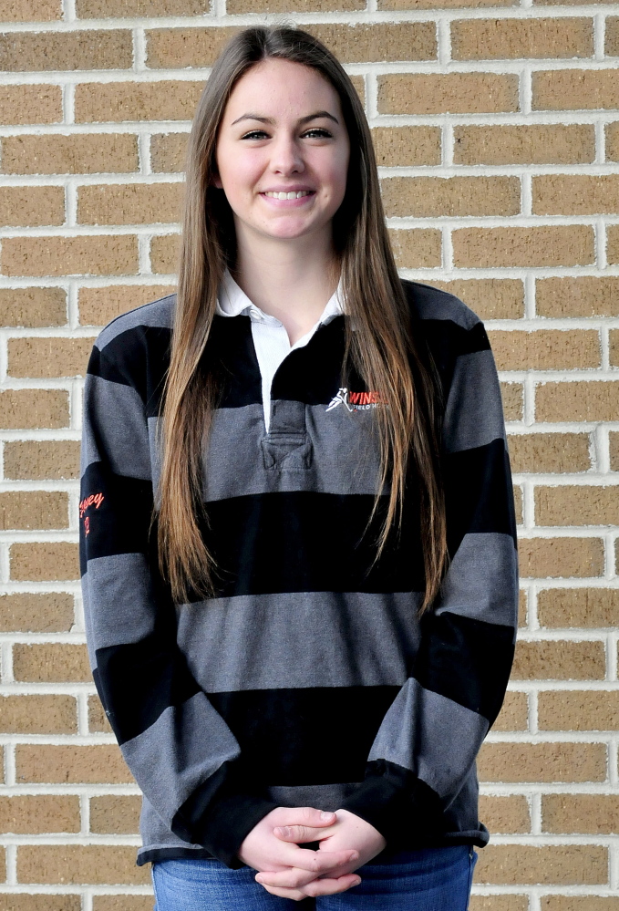 Winslow’s Delaney Wood is the Morning Sentinel Field Hockey Player of the Year.