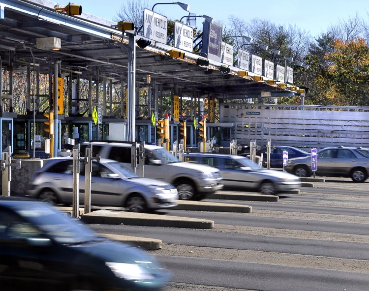 The Maine Turnpike Authority has a plan to replace this toll plaza in York with one 1.5 miles to the north.