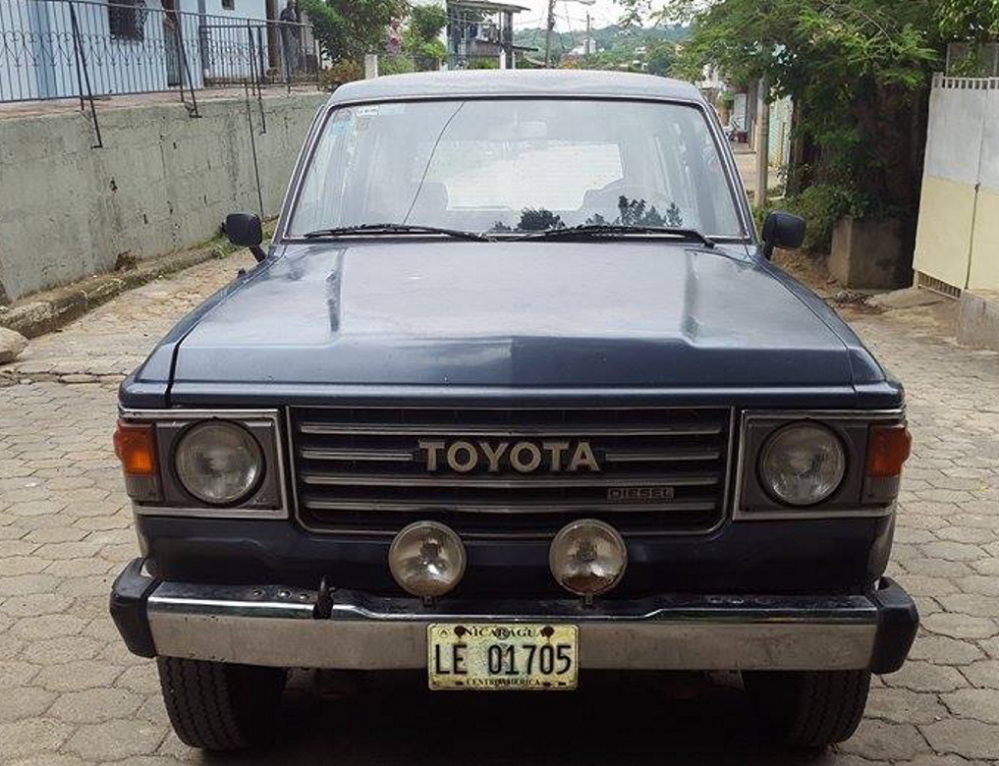 A 1985 Toyota Land Cruiser HJ60 in Nicaragua.