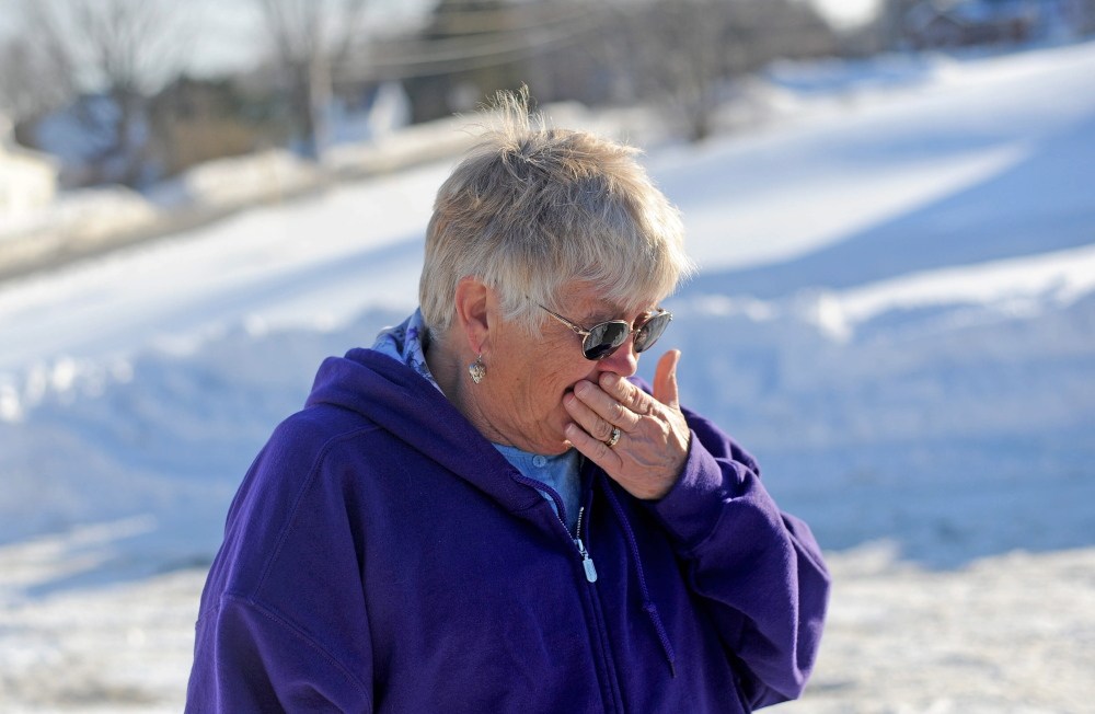 Joyce Bragg on Wednesday recounts the fire that killed her two cats and destroyed her home in China last week.