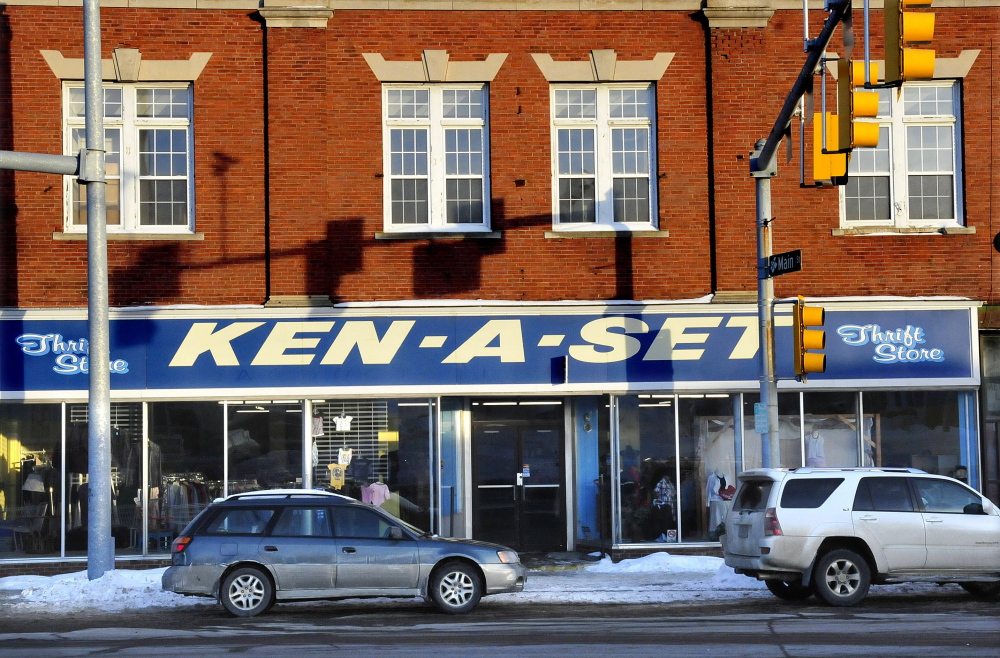 The Ken-A-Set Thrift store in Waterville, seen Wednesday afternoon, will close Feb. 22.