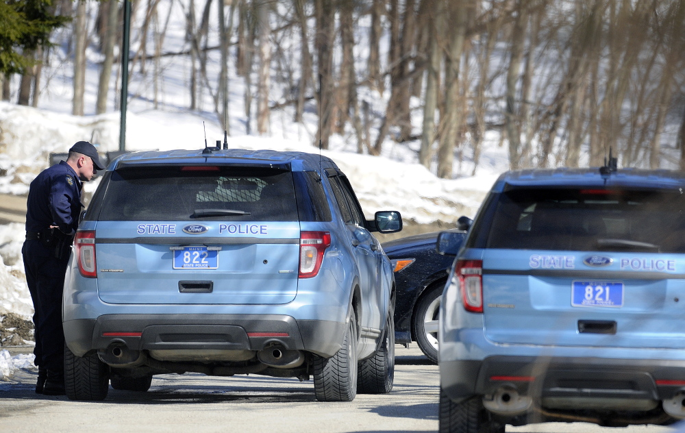 Police arrived at Spruce Street in Winthrop after a person allegedly barricaded themselves in a residence nearby.  State, county and Winthrop police converged on the neighborhood off Route 133.