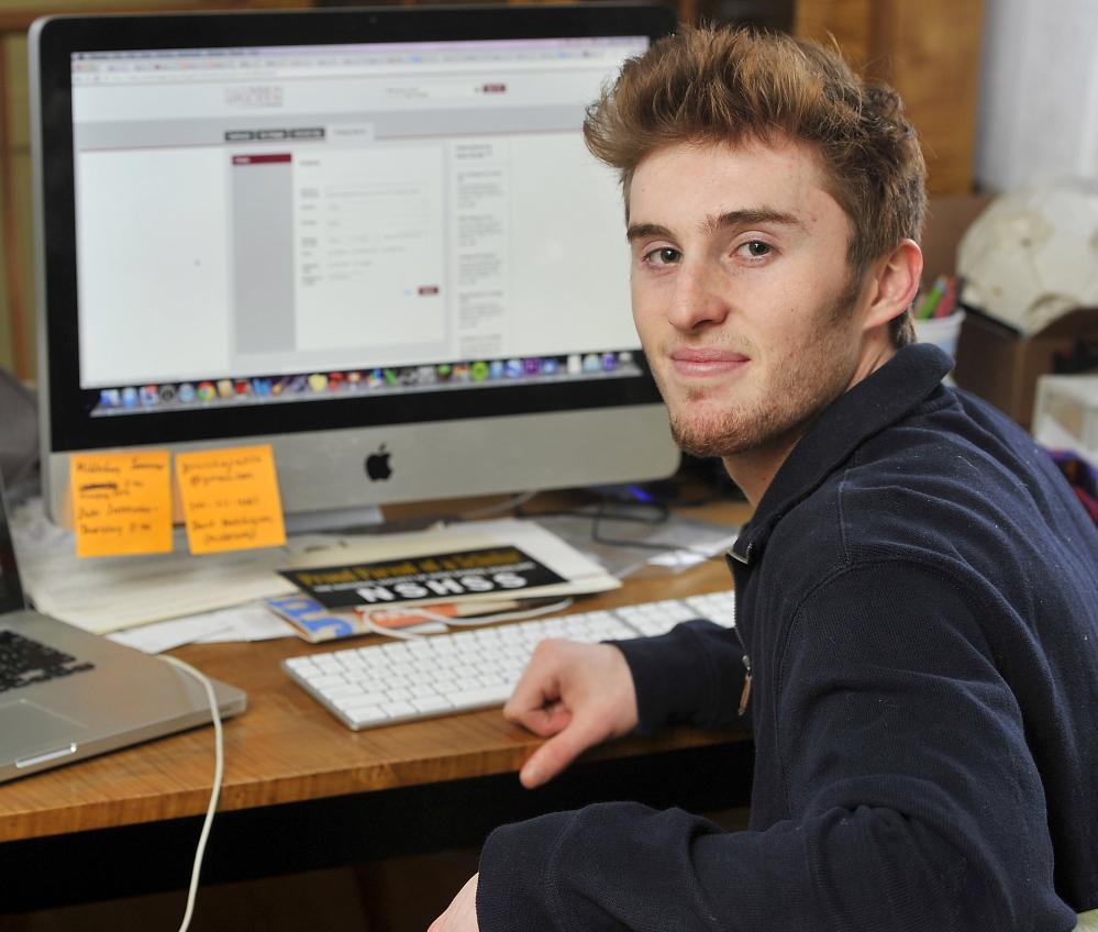 Liam Fowler of Portland, a senior at Casco Bay High School, says he doesn’t want to limit his options.