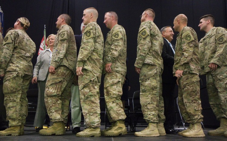 The Maine Army National Guard's 133rd Engineer Battalion won't be swapped out for an infantry unit.