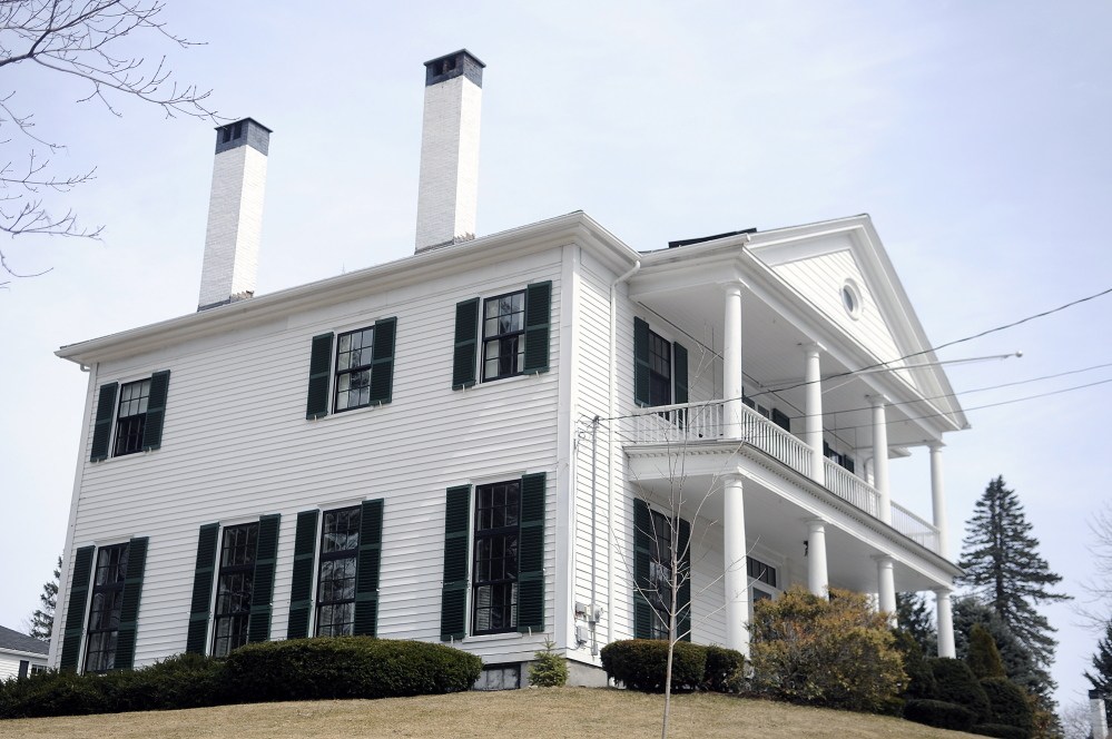 The house that Maj. Gen. Seth Williams once lived in on Myrtle Street in Augusta.