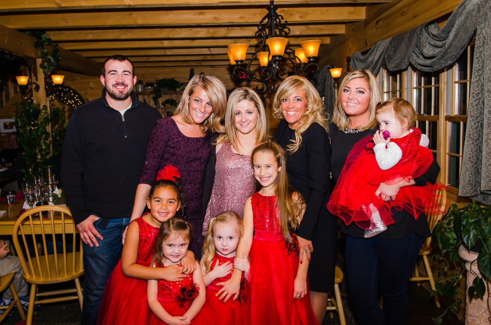 Mary-Anne LaMarre of Oakland, fourth from left in the back, celebrated her 50th birthday in 2013 with vegan ravioli and vegan lemon cake and all her children and grandchildren. Her birthday gift to herself was to go vegan. Since then her four daughters and four granddaughters have also gone vegan.