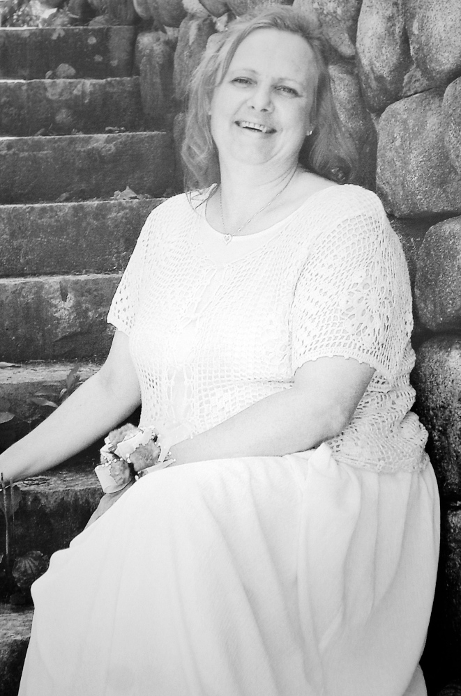 Kelly Voytasko in a wedding photo provided by her husband, Anthony, on March 26.