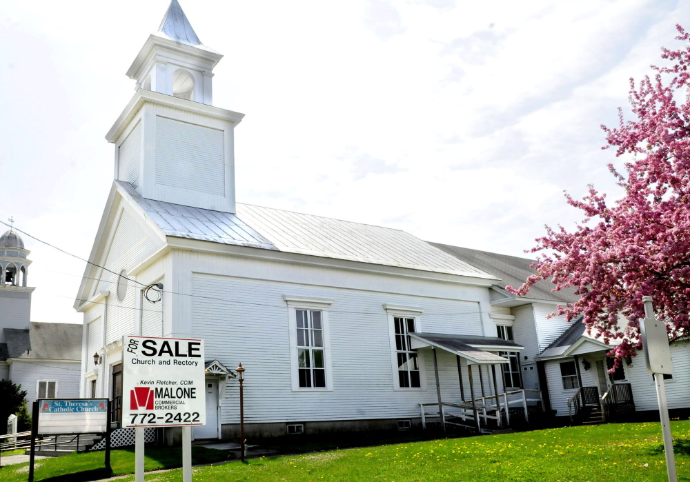 St. Theresa’s church in Oakland, seen on Monday, has been sold by the Roman Catholic Diocese of Portland to Our Lady of the Most Blessed Sacrament Church Inc., a group of independent Catholics.