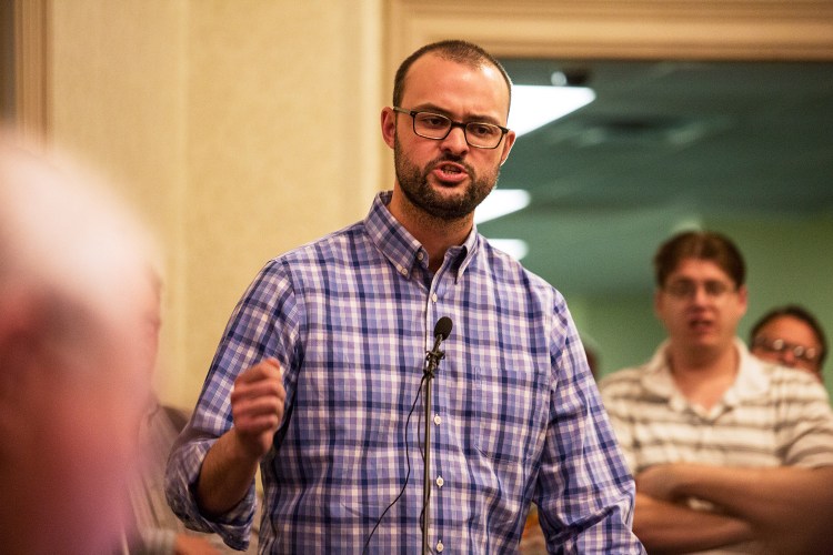 Matthew Lauzon told the Biddeford City Council on Tuesday night that it is irresponsible for the police chief to stay on the job as the Attorney General’s Office investigates Lauzon's allegation that former police officer Stephen Dodd sexually abused him in the late 1990s. He said he wants federal authorities to investigate the department.