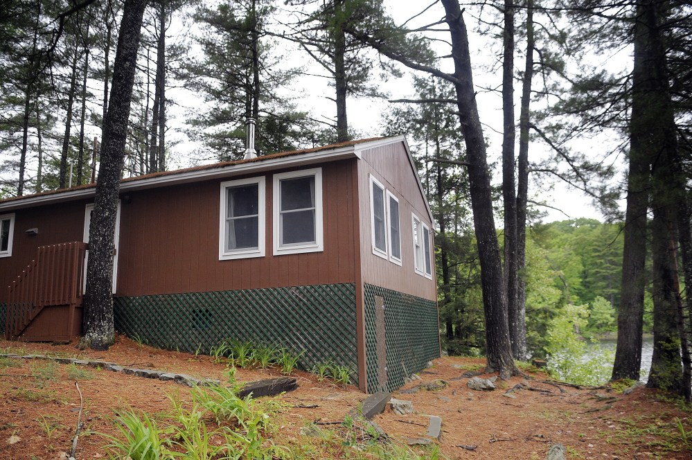 The City of Augusta’s camp at Bicentennial Nature Park on Three Cornered Pond in Augusta, where raffle winners will get a six-night stay as part of a fundraiser for the park.