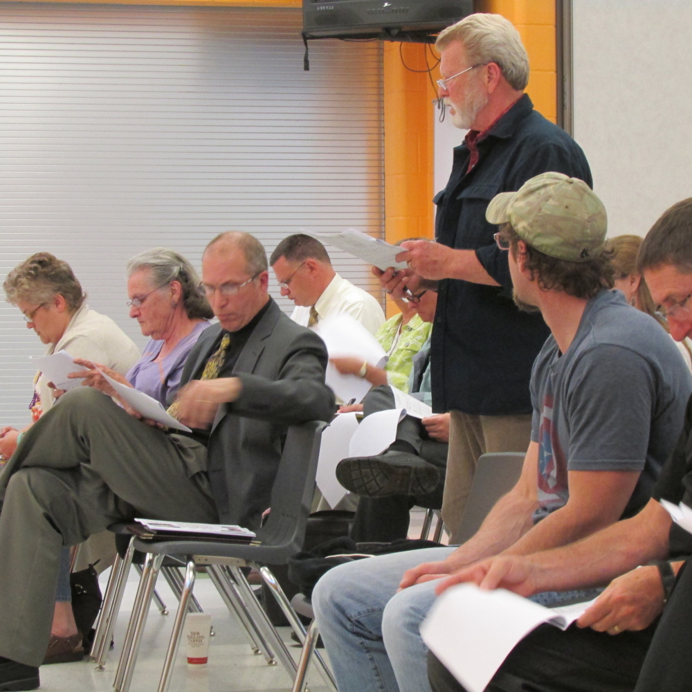 Sidney Selectman Tim Russell said the proposed budget would raise the level of education spending in his town.