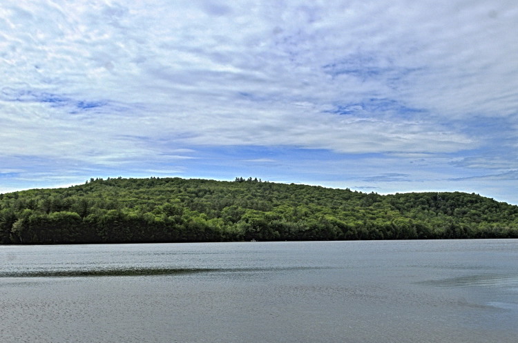 This Wayne property across Wilson Pond was the subject of a town referendum vote Tuesday.