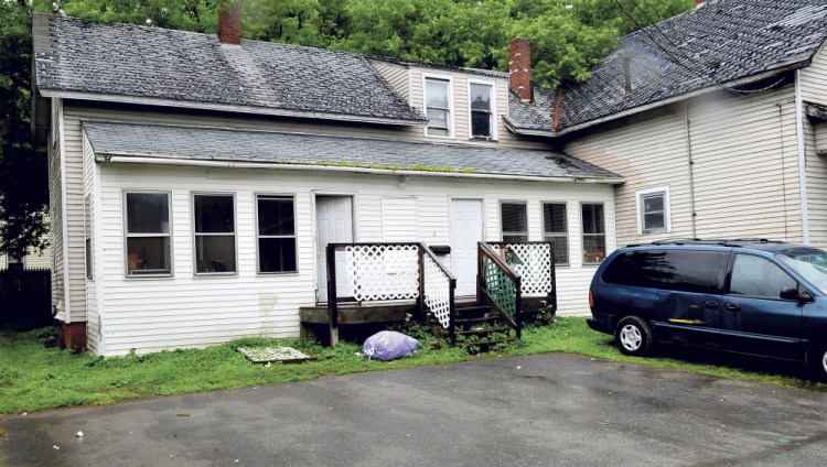 This apartment building at 4 May St. in Waterville was the scene of a fight early Tuesday morning involving up to 30 people, leaving one man seriously injured.