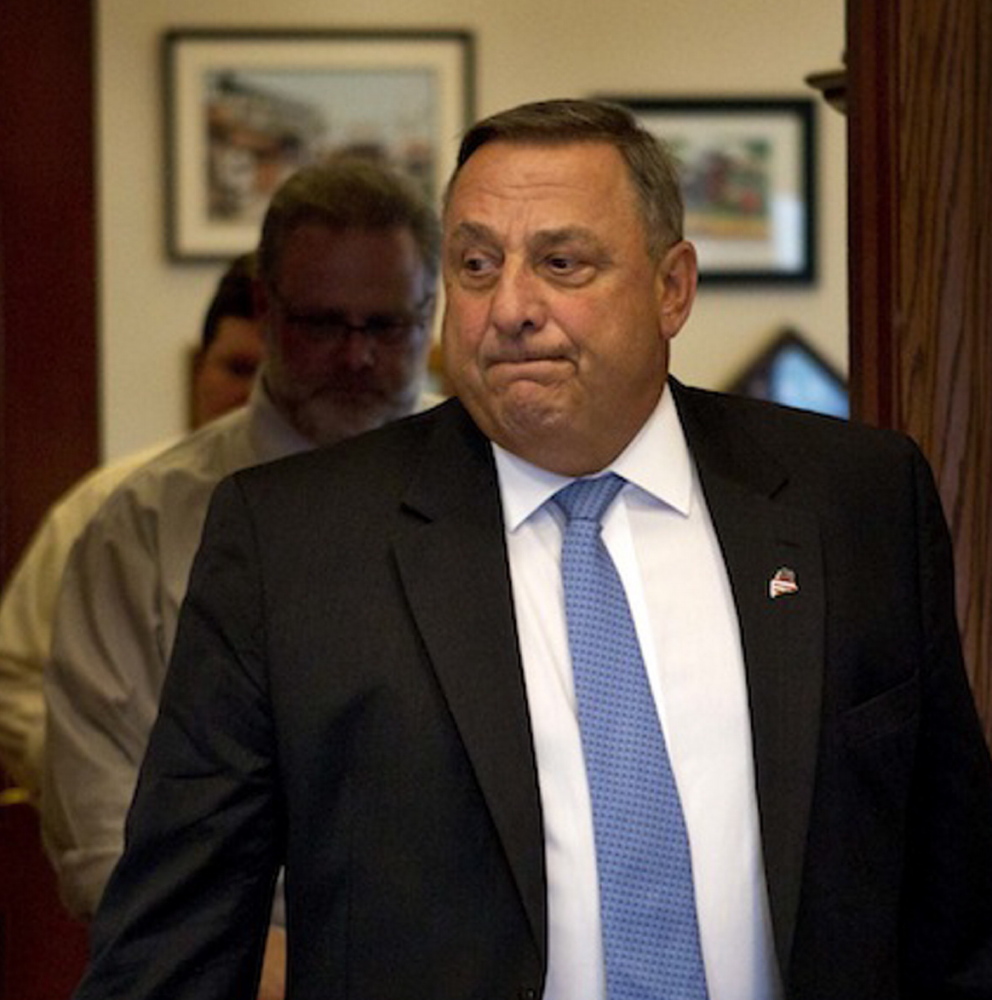 Gov. Paul LePage says the $6.7 billion state budget passed by the Legislature caters to special interest groups and lobbyists.