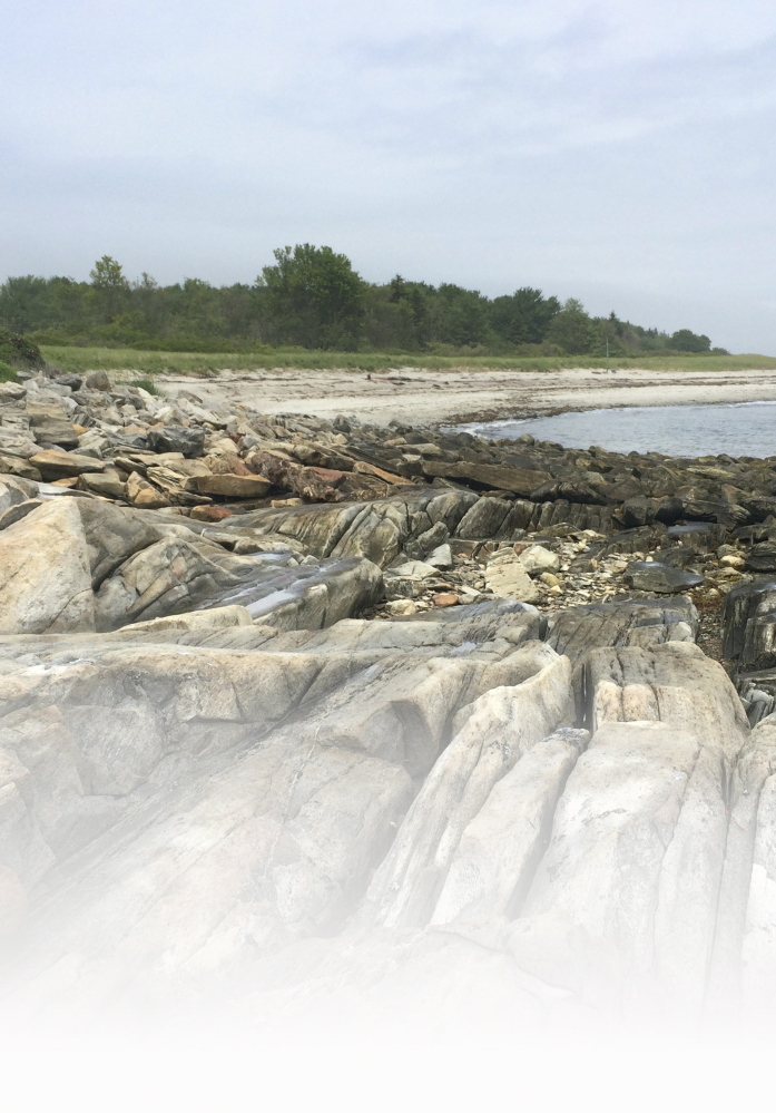 Andrews Beach is a three-acre state park. The locals say on a dry day, the sand “sings.”