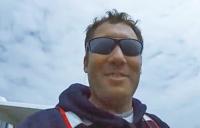 Adam Baukus, a research associate at the Gulf of Maine Research Institute in Portland, who videotaped a basking shark, says, “It probably, more realistically, is a basking shark. They are more common."