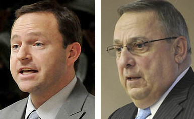 Maine House Speaker Rep. Mark Eves, (D- N. Berwick) speaks to senior citizens and organization leaders on his Keep ME Home initiative that helps to address affordable housing for the elderly through a $65 million housing bond at the Muskie Center in Waterville on Tuesday, January 20, 2015. (Photo by David Leaming/Staff Photographer)