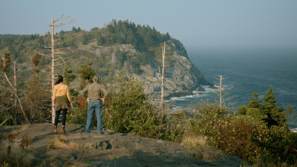 Treat Williams and Elizabeth Marvel appear in “The Congressman,” which was shot mostly on Monhegan Island. It was written and co-directed by former congressman and part-time Monhegan resident Robert Mrazek, top right.