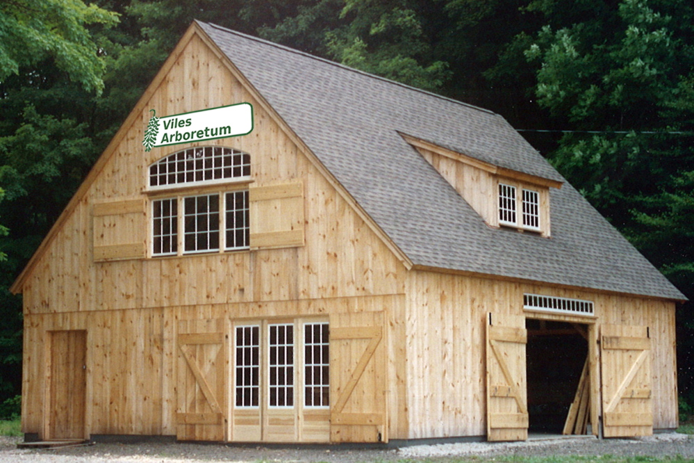 Viles Arboretum’s new multi-purpose building.