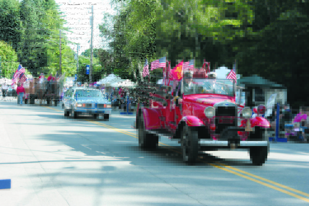 Firetrucks lead the parade at the Wilton Blueberry Festival. This year’s annual two-day event is scheduled for Friday and Saturday, with dozens of events taking place both days. The parade is scheduled for 9 a.m. Saturday on Weld Road.