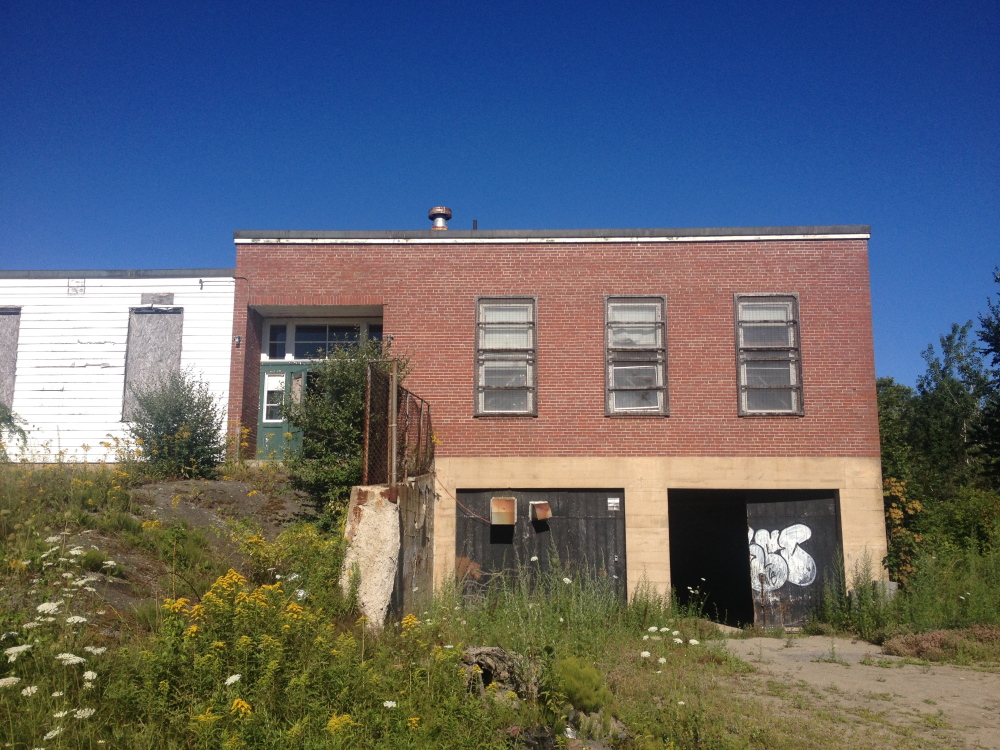 The brick addition on the former Hall-Dale Elementary School, which closed in 2000.