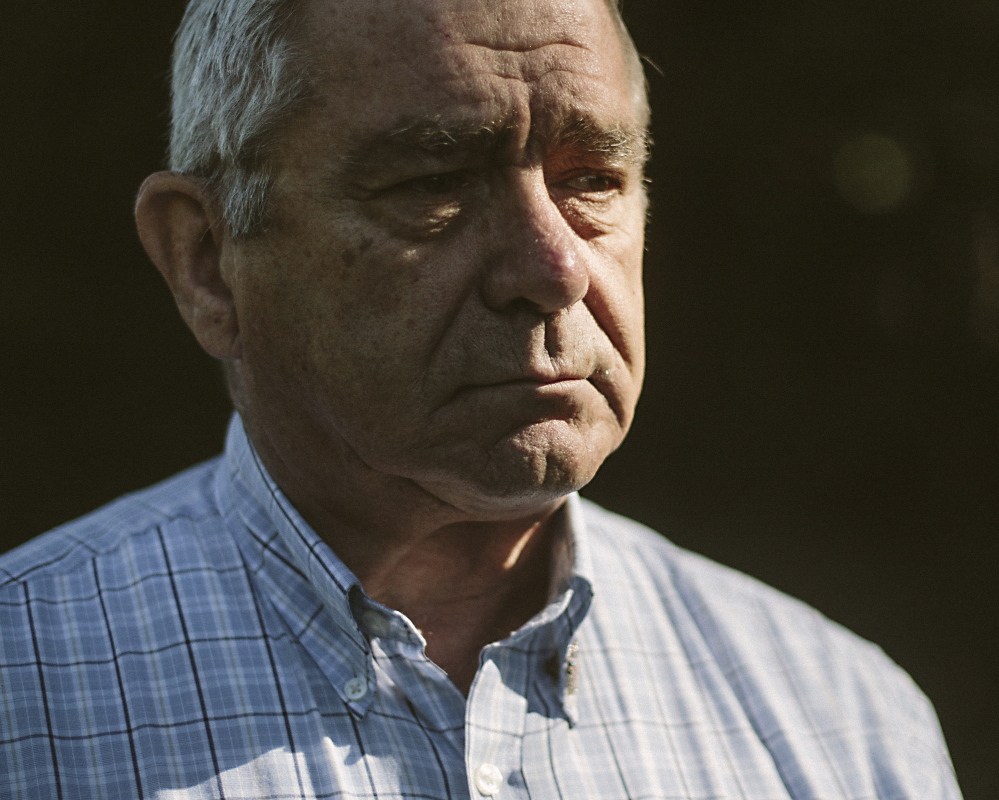 Richard Moreau speaks on Friday in Canton about the disappearance of his daughter Kimberly Moreau in 1986.