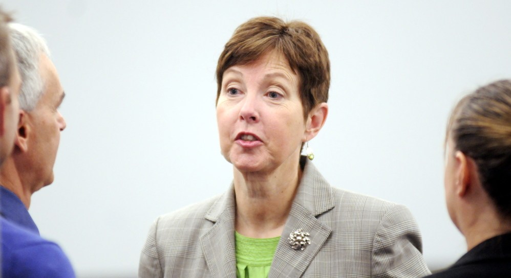 Maine Department of Environmental Protection Commissioner Patricia Aho is stepping down.